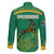 South Africa Springboks Family Matching Tank Maxi Dress and Hawaiian Shirt with Tribal Antelope Design and Floral Accents