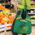 South Africa Springboks Grocery Bag with Tribal Antelope Design and Floral Accents