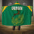 South Africa Springboks Hooded Blanket with Tribal Antelope Design and Floral Accents