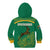 South Africa Springboks Kid Hoodie with Tribal Antelope Design and Floral Accents