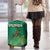 South Africa Springboks Luggage Cover with Tribal Antelope Design and Floral Accents