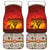 African Sunset Heritage Car Mats Tribal Pattern with Continent Silhouette, Rainbow Arc & Safari Scene