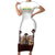 South Africa Wildlife Pride Family Matching Short Sleeve Bodycon Dress and Hawaiian Shirt Big Five with National Flag and Protea Floral Accent