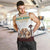 South Africa Wildlife Pride Men Tank Top Big Five with National Flag and Protea Floral Accent