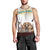 South Africa Wildlife Pride Men Tank Top Big Five with National Flag and Protea Floral Accent