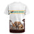 South Africa Wildlife Pride Rugby Jersey Big Five with National Flag and Protea Floral Accent