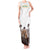 South Africa Wildlife Pride Tank Maxi Dress Big Five with National Flag and Protea Floral Accent