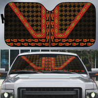 Cameroon Toghu Heritage Auto Sun Shade Traditional Bamenda Pattern In African