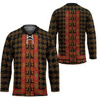 Cameroon Toghu Heritage Hockey Jersey Traditional Bamenda Pattern In African