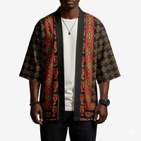 Cameroon Toghu Heritage Kimono Traditional Bamenda Pattern In African