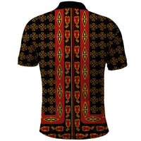 Cameroon Toghu Heritage Polo Shirt Traditional Bamenda Pattern In African