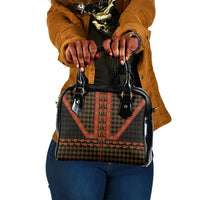 Cameroon Toghu Heritage Shoulder Handbag Traditional Bamenda Pattern In African
