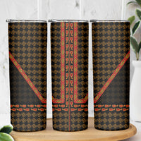 Cameroon Toghu Heritage Skinny Tumbler Traditional Bamenda Pattern In African