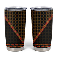 Cameroon Toghu Heritage Tumbler Cup Traditional Bamenda Pattern In African