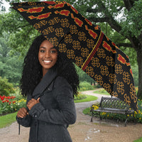 Cameroon Toghu Heritage Umbrella Traditional Bamenda Pattern In African