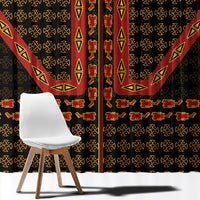 Cameroon Toghu Heritage Window Curtain Traditional Bamenda Pattern In African