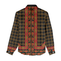 Cameroon Toghu Heritage Women Casual Shirt Traditional Bamenda Pattern In African