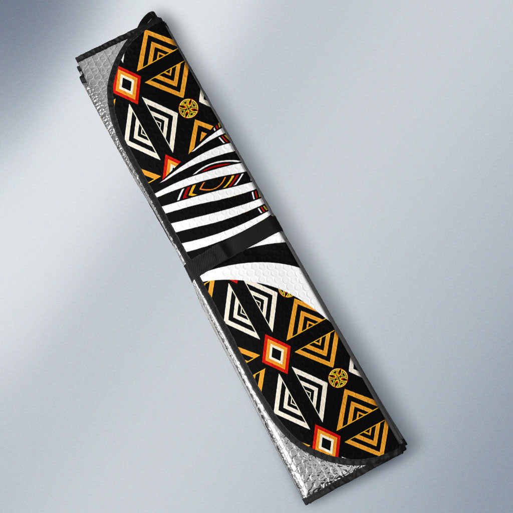 Cameroon Toghu Bamenda Auto Sun Shade African Traditional Art