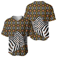 Cameroon Toghu Bamenda Baseball Jersey African Traditional Art