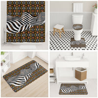 Cameroon Toghu Bamenda Bathroom Set African Traditional Art