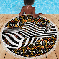 Cameroon Toghu Bamenda Beach Blanket African Traditional Art