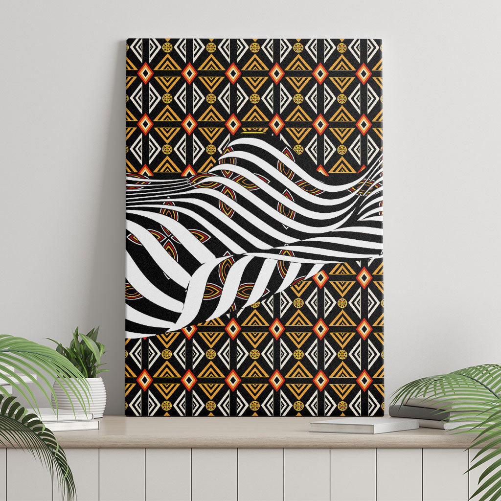 Cameroon Toghu Bamenda Canvas Wall Art African Traditional Art