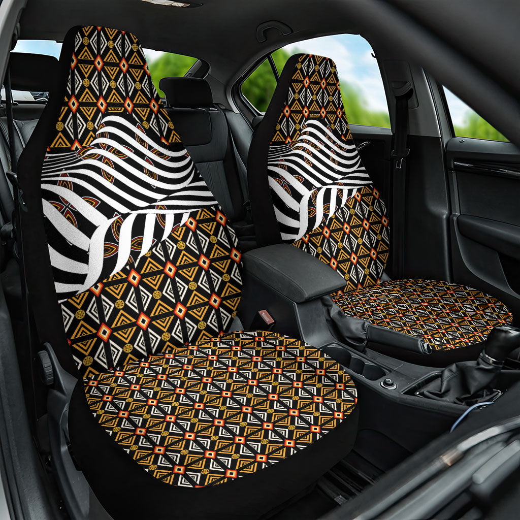 Cameroon Toghu Bamenda Car Seat Cover African Traditional Art