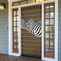 Cameroon Toghu Bamenda Door Cover African Traditional Art