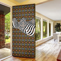 Cameroon Toghu Bamenda Door Cover African Traditional Art