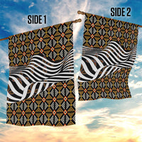 Cameroon Toghu Bamenda Garden Flag African Traditional Art