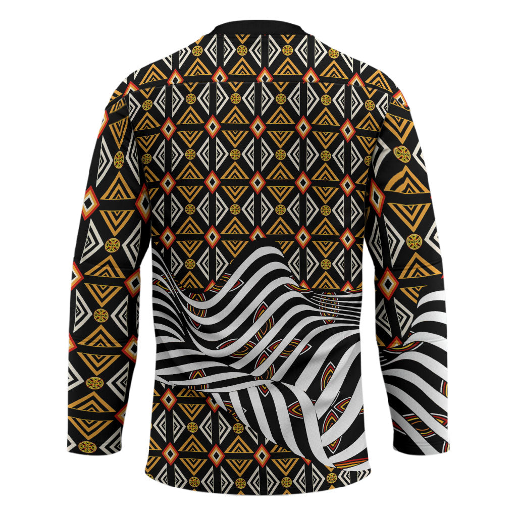 Cameroon Toghu Bamenda Hockey Jersey African Traditional Art