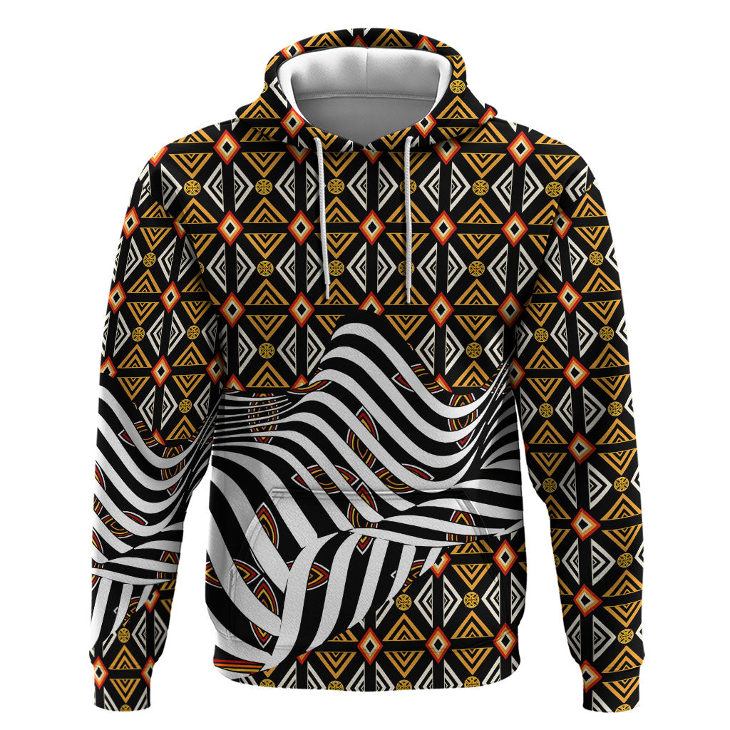 Cameroon Toghu Bamenda Hoodie African Traditional Art