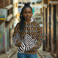 Cameroon Toghu Bamenda Hoodie African Traditional Art