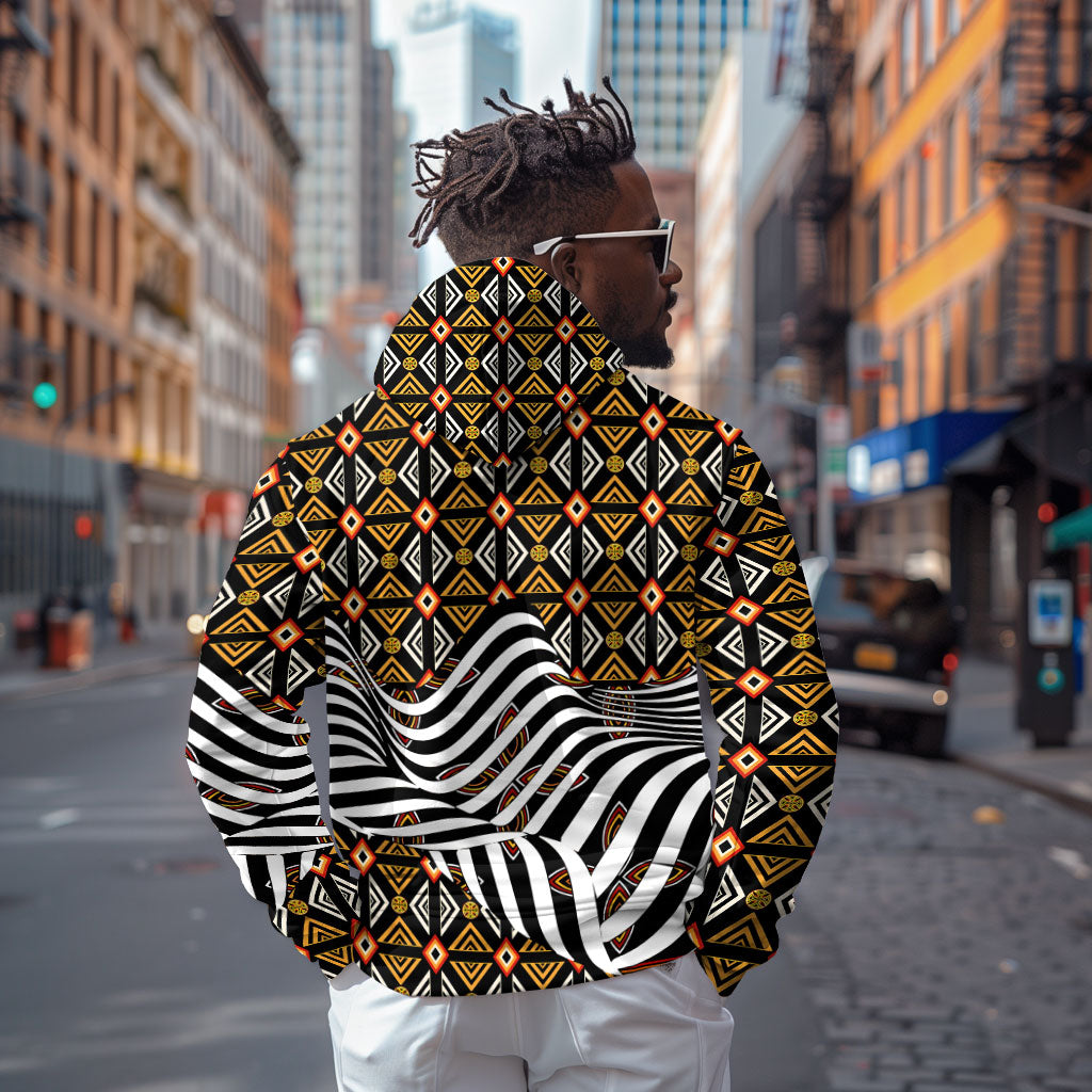 Cameroon Toghu Bamenda Hoodie African Traditional Art
