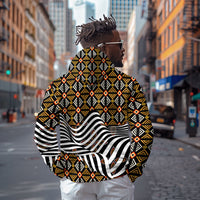 Cameroon Toghu Bamenda Hoodie African Traditional Art