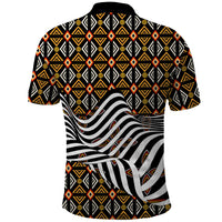 Cameroon Toghu Bamenda Polo Shirt African Traditional Art