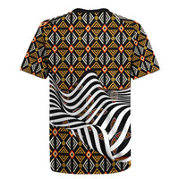 Cameroon Toghu Bamenda Rugby Jersey African Traditional Art