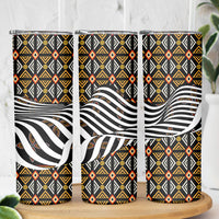 Cameroon Toghu Bamenda Skinny Tumbler African Traditional Art