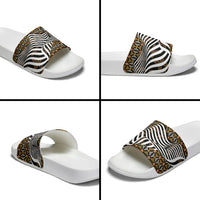 Cameroon Toghu Bamenda Slide Sandals African Traditional Art