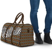 Cameroon Toghu Bamenda Travel Bag African Traditional Art
