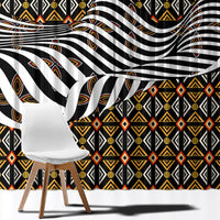 Cameroon Toghu Bamenda Window Curtain African Traditional Art