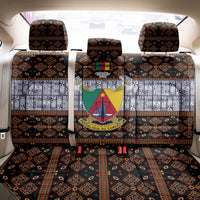 Cameroon Toghu Back Car Seat Cover Flag Coat Of Arms - Traditional Bamenda Art