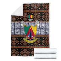 Cameroon Toghu Blanket Flag Coat Of Arms - Traditional Bamenda Art
