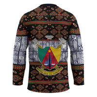 Cameroon Toghu Hockey Jersey Flag Coat Of Arms - Traditional Bamenda Art