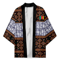 Cameroon Toghu Kimono Flag Coat Of Arms - Traditional Bamenda Art