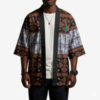 Cameroon Toghu Kimono Flag Coat Of Arms - Traditional Bamenda Art