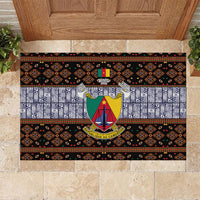 Cameroon Toghu Rubber Doormat Flag Coat Of Arms - Traditional Bamenda Art