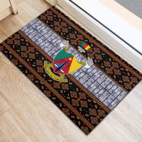 Cameroon Toghu Rubber Doormat Flag Coat Of Arms - Traditional Bamenda Art