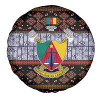 Cameroon Toghu Spare Tire Cover Flag Coat Of Arms - Traditional Bamenda Art