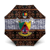 Cameroon Toghu Umbrella Flag Coat Of Arms - Traditional Bamenda Art